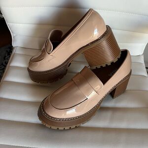 MIA Nude Platform Loafers